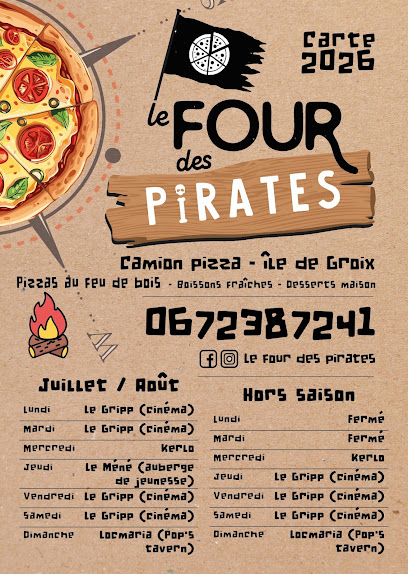 Pizza de Le Four des Pirates à Groix