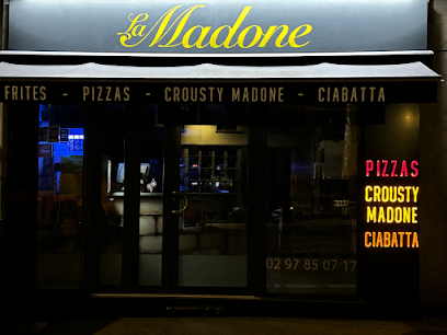 Pizza de Restaurant La Madone Pizzeria à emporter Hennebont : Pizzas/Crousty Madone/Ciabatta à Hennebont